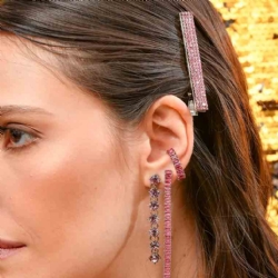 EAR CUFF ZIRCÔNIAS CANDY LAVANDER
