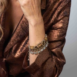 MAXI PULSEIRA MIX METALLIC BROWN